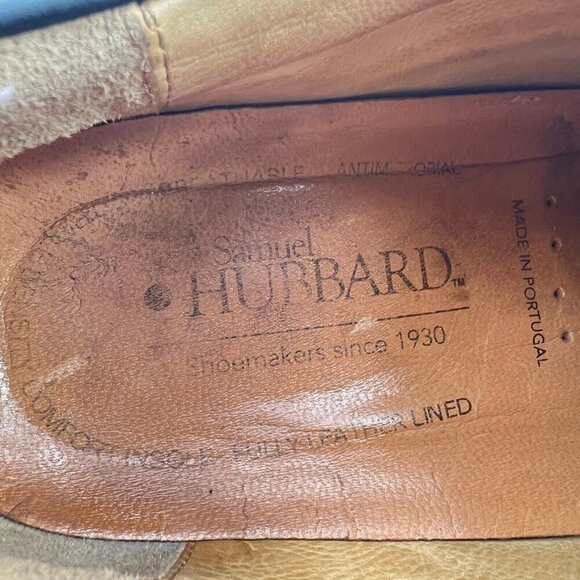 Samuel Hubbard 3216 Men Size 9.5M Blue Navy Suede Lace Up Derby Casual Shoes main image 8